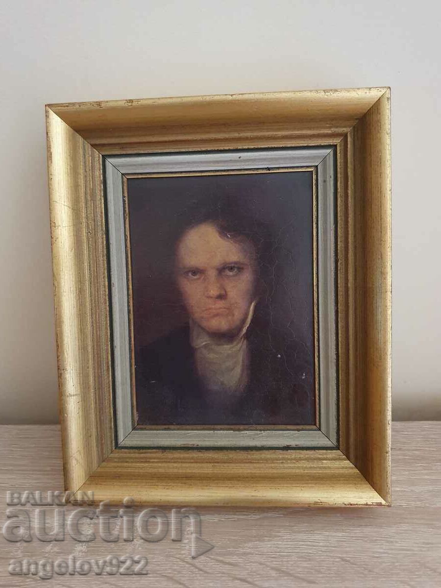 Portrait of Ludwig van Beethoven 1770-1827.
