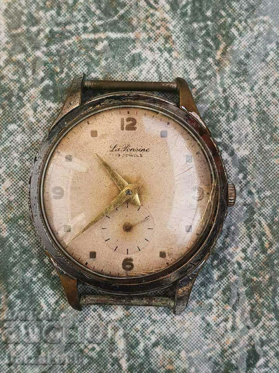 Παλιό γαλλικό ρολόι 19 κοσμήματα