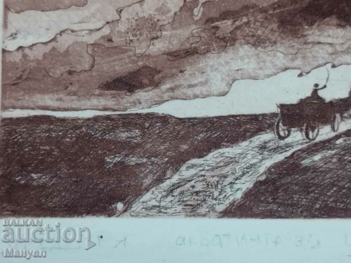 Delivery of Painting "Before the storm" by Tsvetan Petrov. Delivery of Painting "Before the storm" by Tsvetan Petrov.