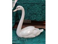 Lladro figurine Porcelain graceful swan