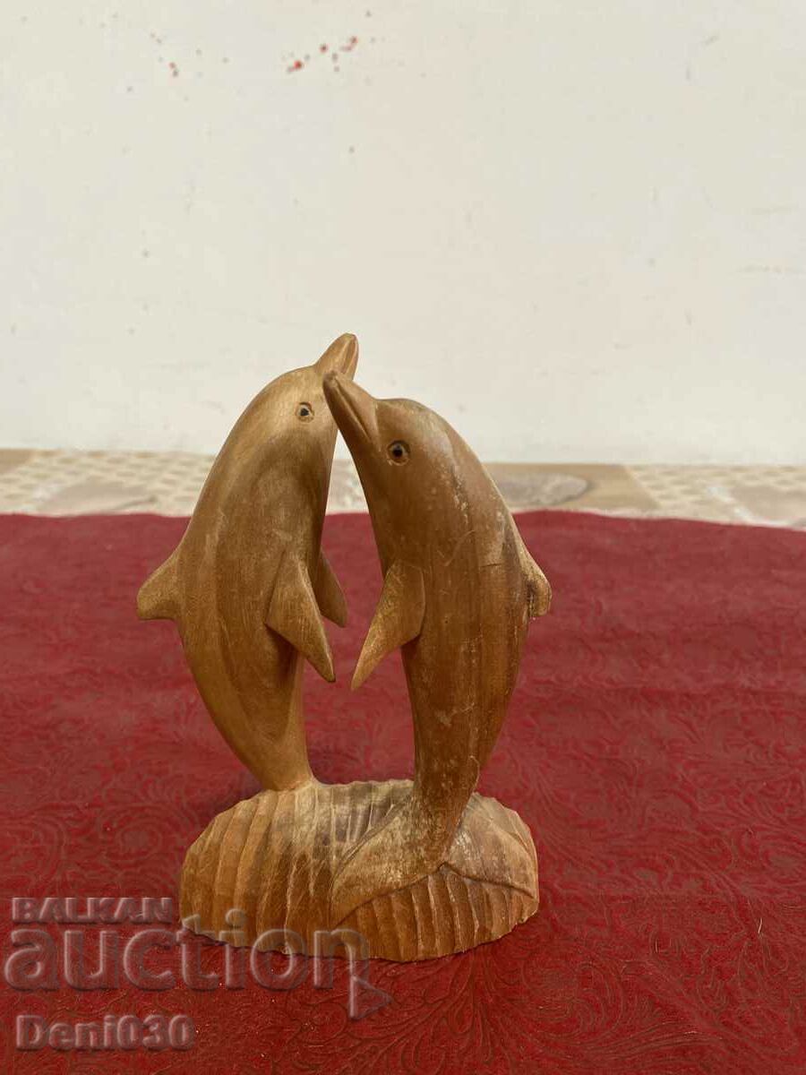 A beautiful wooden figure statuette
