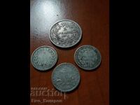 France 5 Francs 1875 + 2 Francs ×3