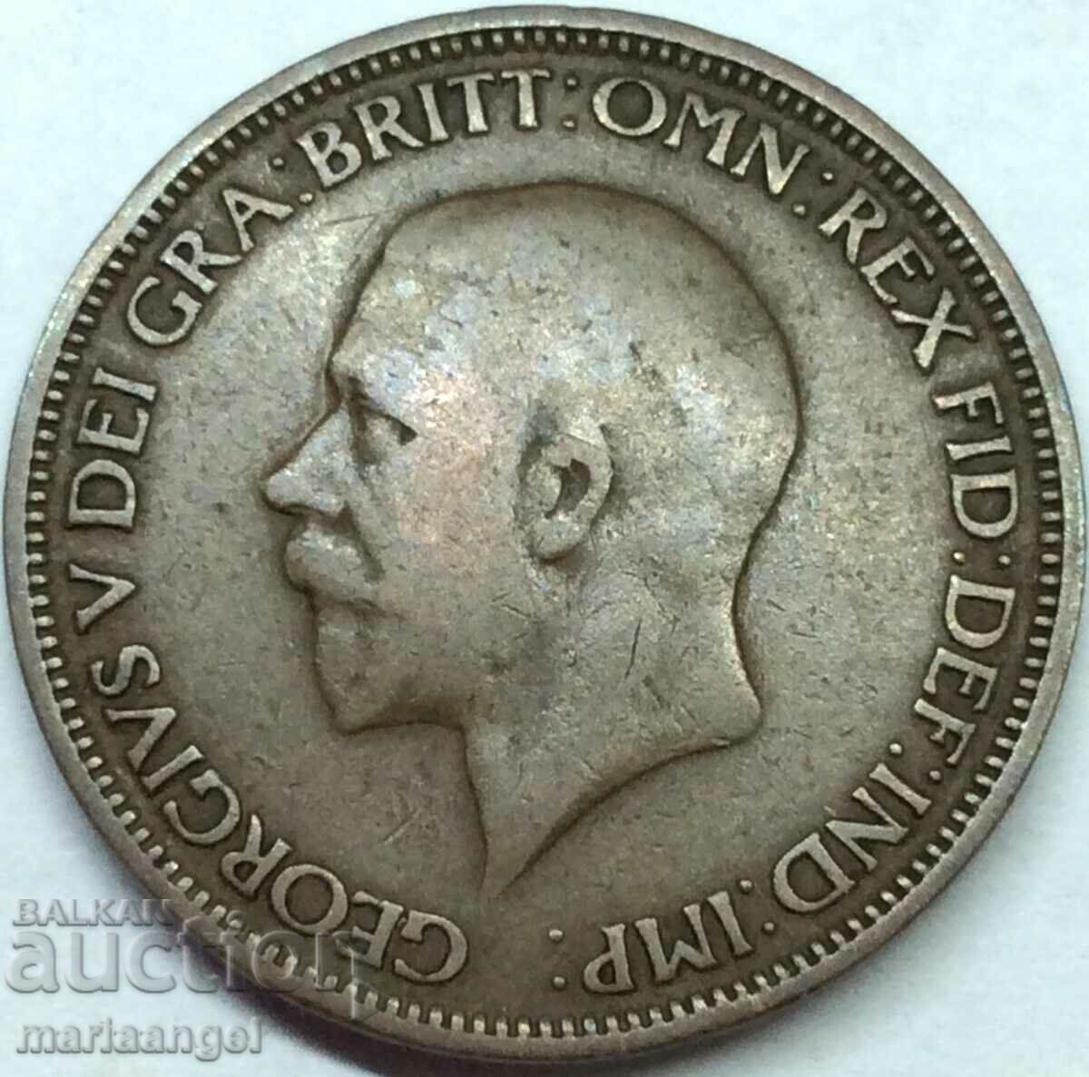Great Britain 1/2 Penny 1930 George VI Bronze