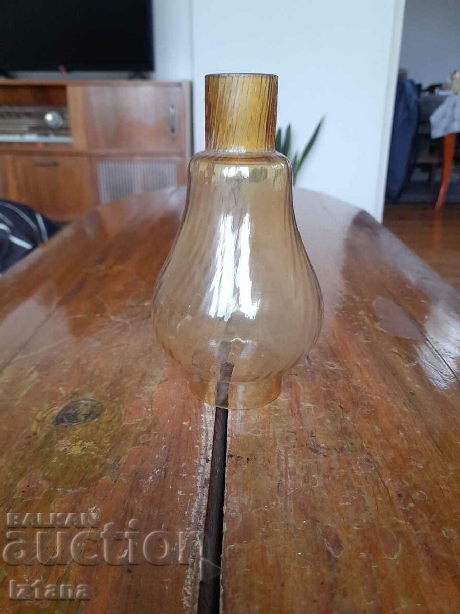 Sticlă veche pentru lampă cu gaz, lanternă