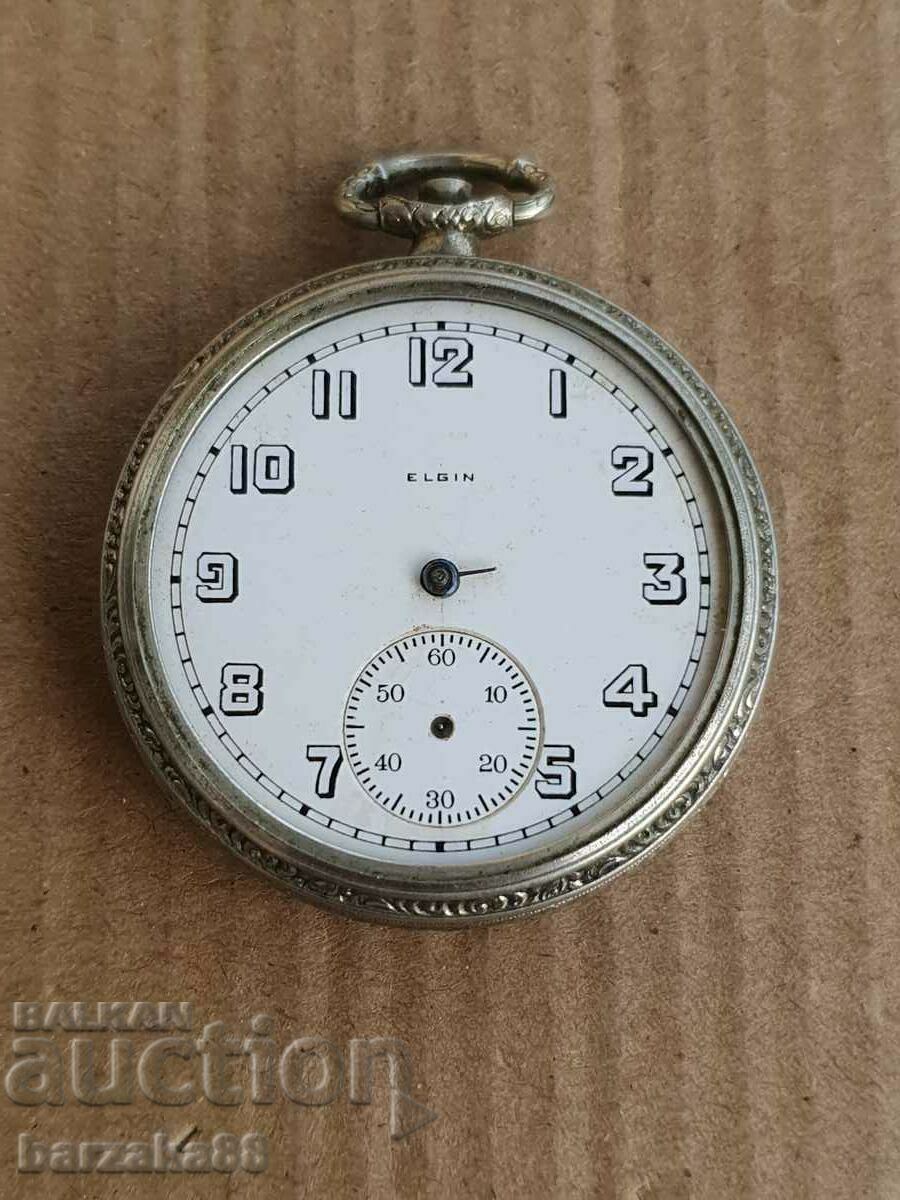 Old Elgin Pocket Watch FOR PARTS