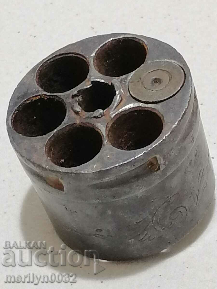 Drum for Lefoucher revolver 11mm with central fighting gun with price 88.00 BGN | € 44.99 Drum for Lefoucher revolver 11mm with central fighting gun with price 88.00 BGN | € 44.99