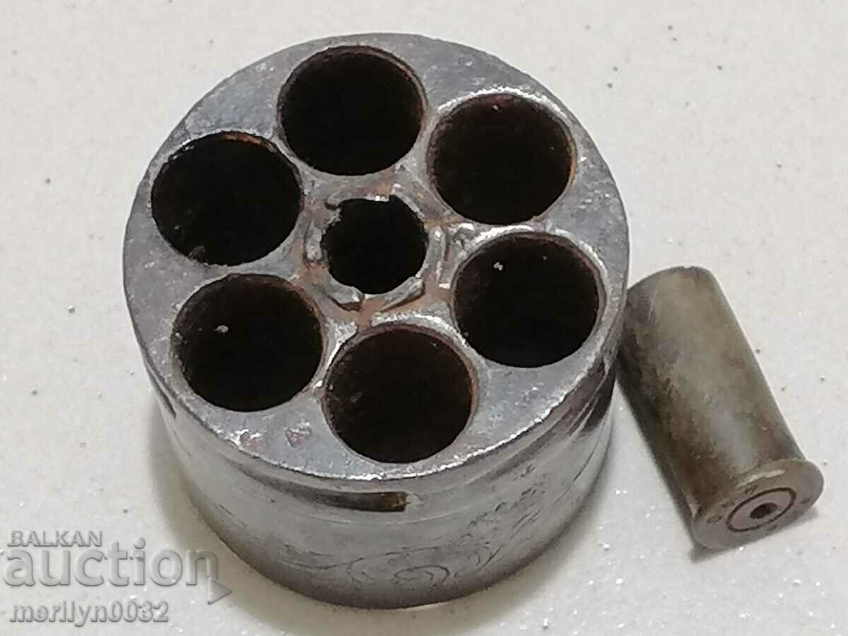 Drum for Lefoucher revolver 11mm with central fighting gun - 7 Drum for Lefoucher revolver 11mm with central fighting gun - 7
