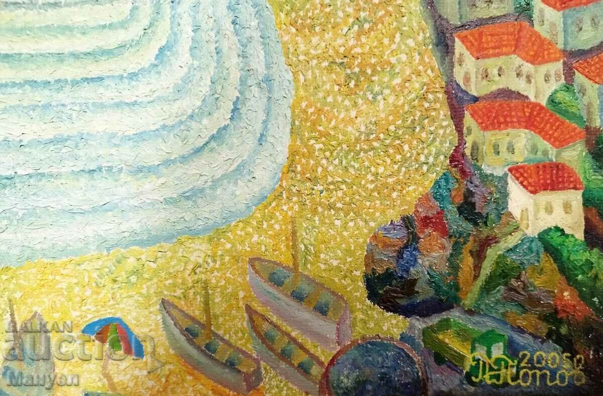 Auction Painting "Varna" by Petar Popov. Auction Painting "Varna" by Petar Popov.