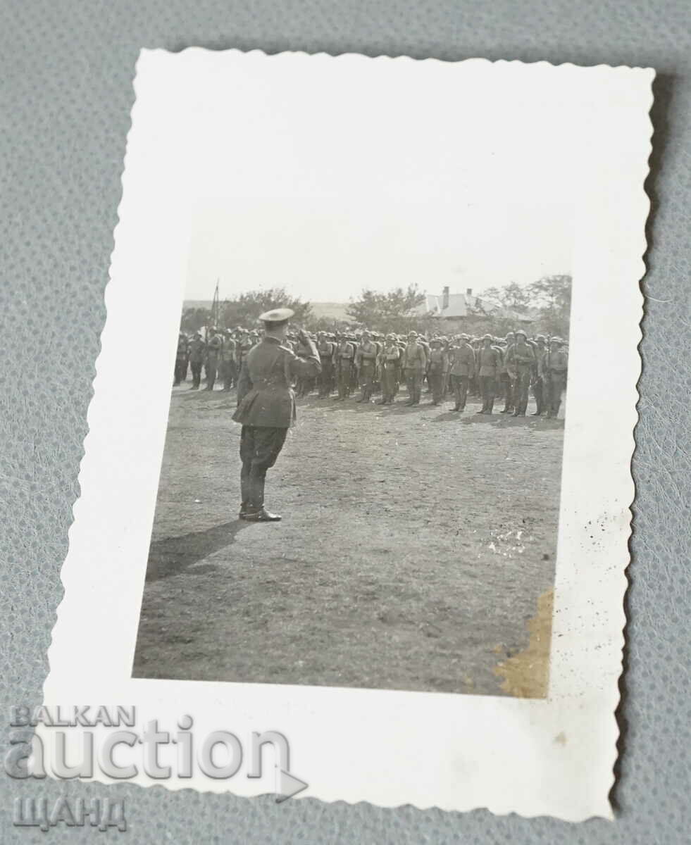 1940 Военна Снимка група войници униформа ботуши
