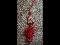 Chinese folk wall decoration pendant. God of Wealth