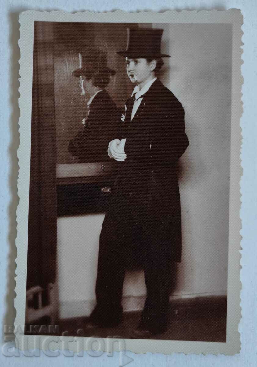 1939 GIRL IN Frockcoat ΤΣΙΓΑΡΟ ΦΩΤΟΓΡΑΦΙΑ ΒΑΣΙΛΕΙΟ ΤΗΣ ΒΟΥΛΓΑΡΙΑΣ