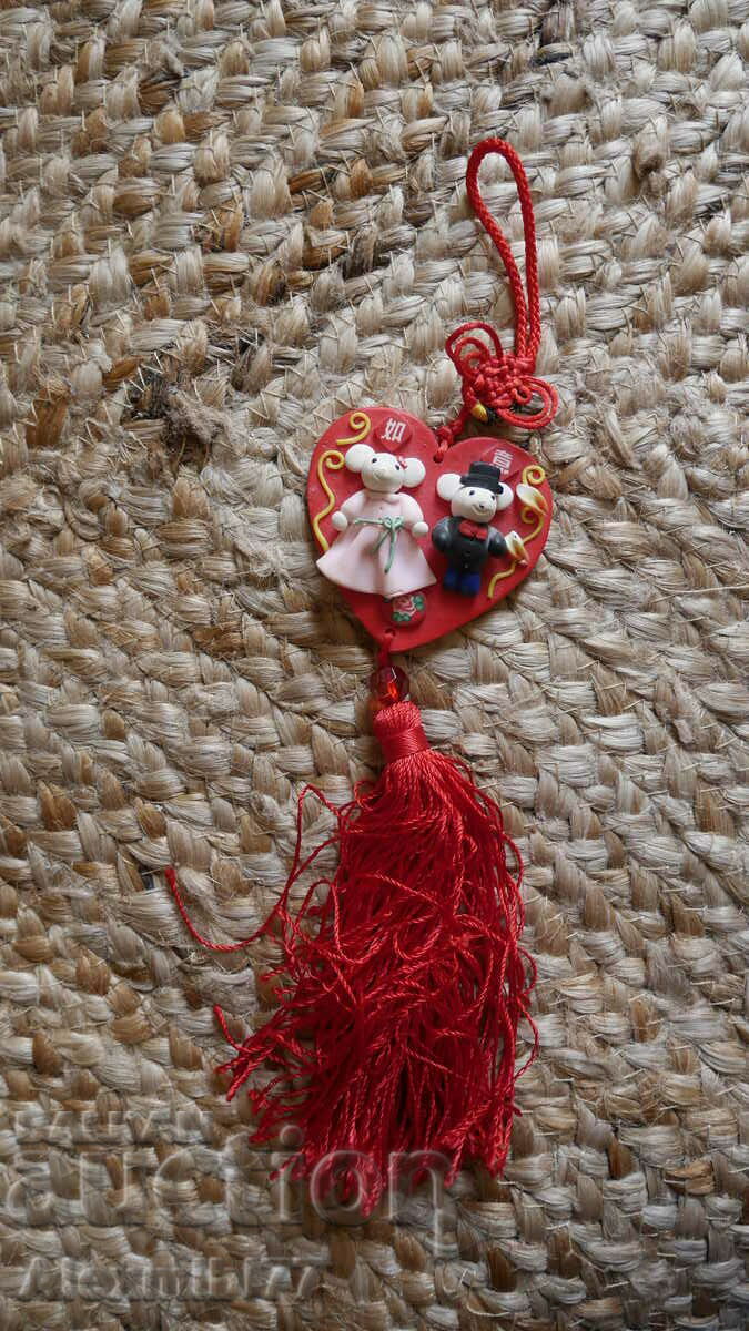 Pendant wall decoration Chinese folklore - Love luck