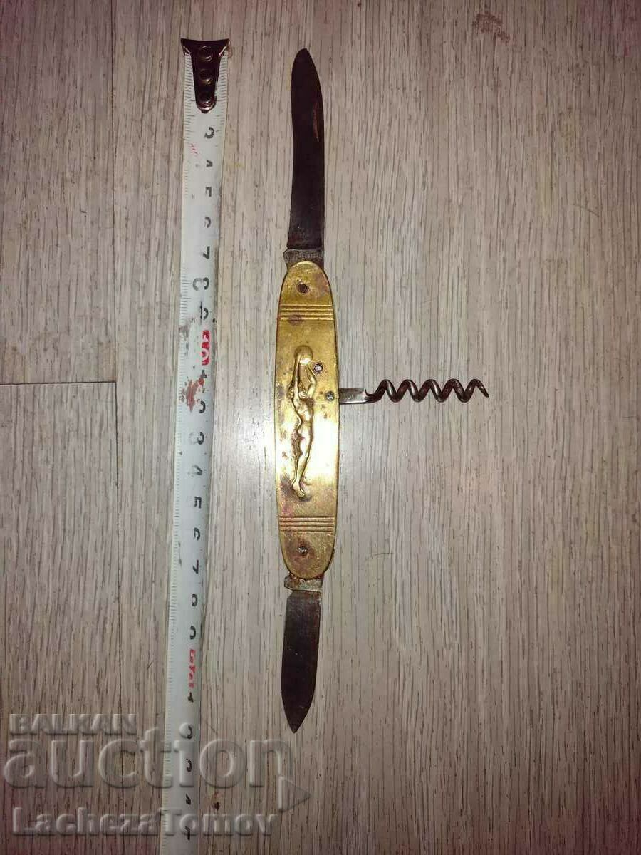 Нож сгъваем Coursolle Лагиоле Франция колекционерски рядък