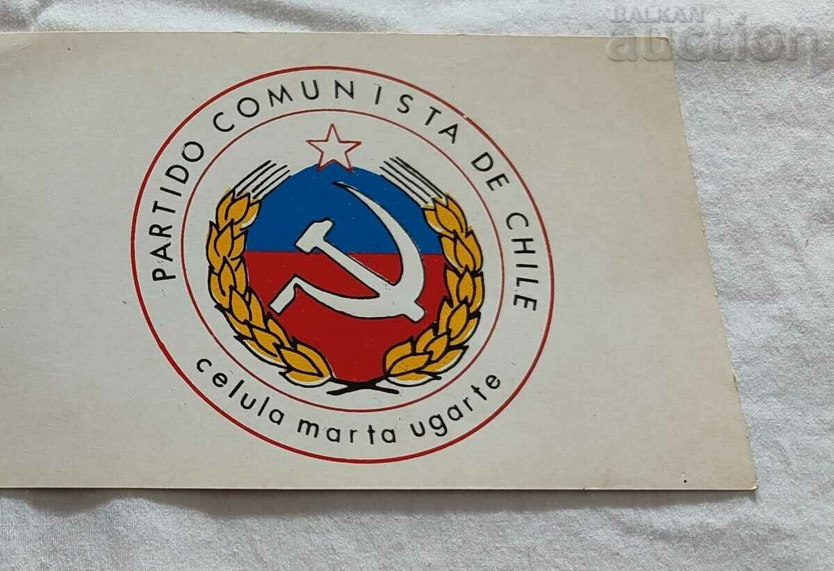 Auction CHILE COMM. PARTY MARCH 8 P.K. 196.. Auction CHILE COMM. PARTY MARCH 8 P.K. 196..