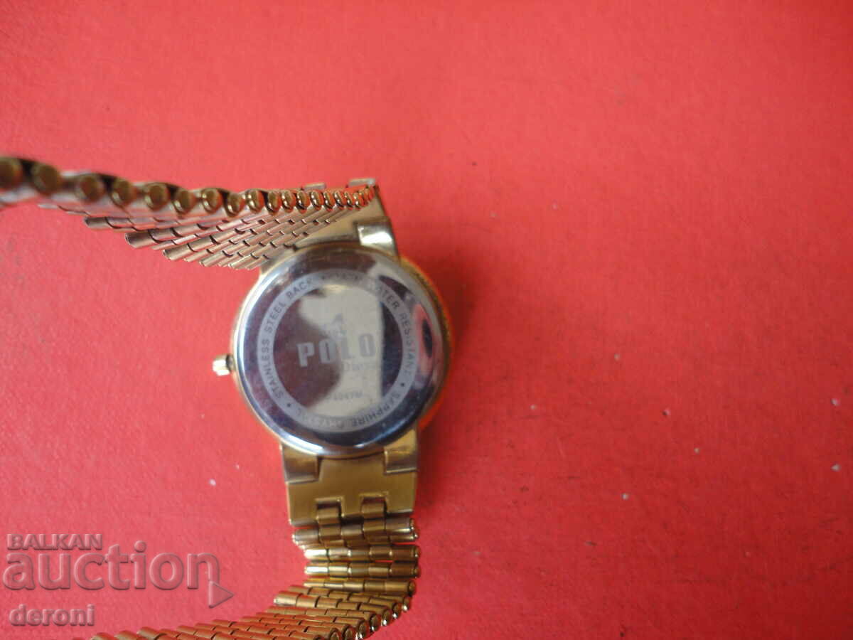 Gold-plated Polo Sapphire watch - 5 Gold-plated Polo Sapphire watch - 5