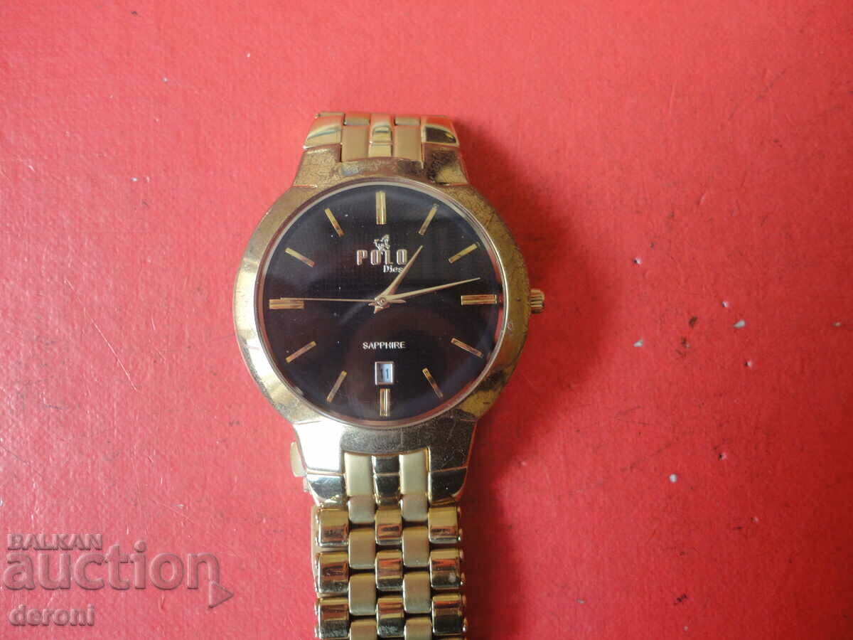 Gold-plated Polo Sapphire watch - 6 Gold-plated Polo Sapphire watch - 6