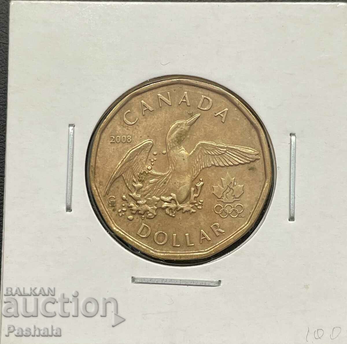 Канада 1 долар 2008 г.