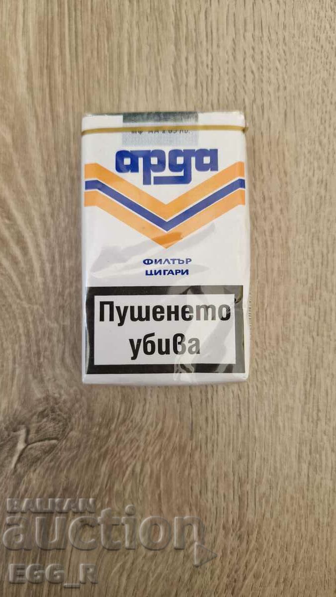 OLD Box of Arda cigarettes pack 19 pcs. Not opened 2009