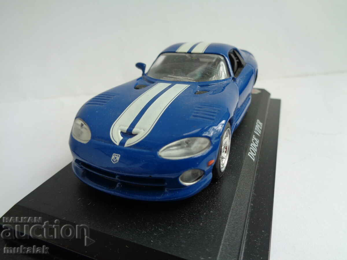 1:43 DODGE VIPER CAR TOY MODEL with price 25.00 BGN | € 12.78