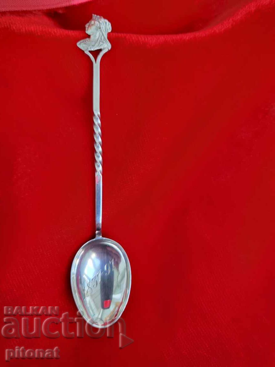 Queen Victoria 1897 Silver Spoon