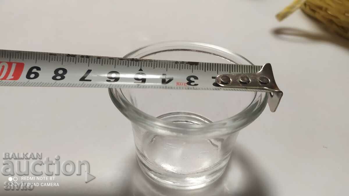 Auction Candlestick glass Auction Candlestick glass