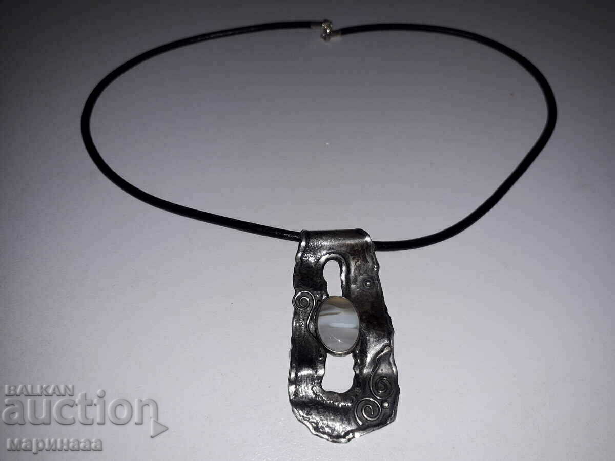 NECKLACE. SILVER 925. STONE. 12 GR with price 70.00 BGN | € 35.79 NECKLACE. SILVER 925. STONE. 12 GR with price 70.00 BGN | € 35.79