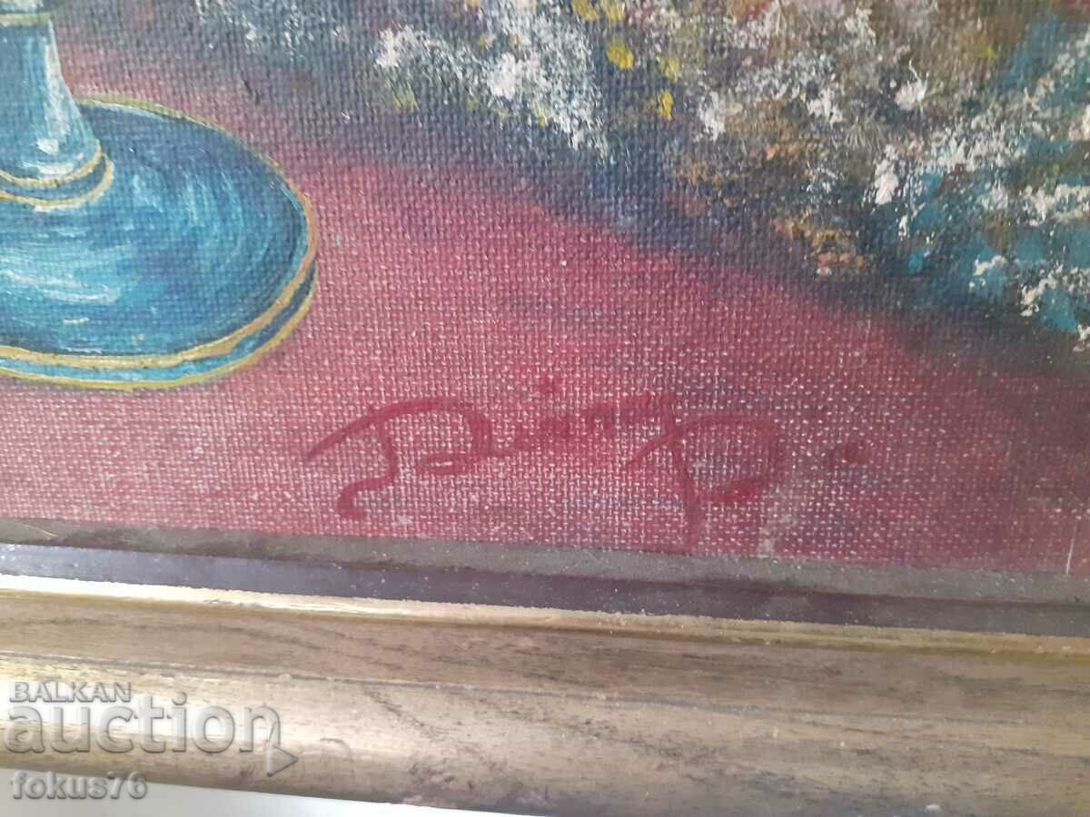 Licitație Pictură în ulei originală veche semnată și înrămată Licitație Pictură în ulei originală veche semnată și înrămată