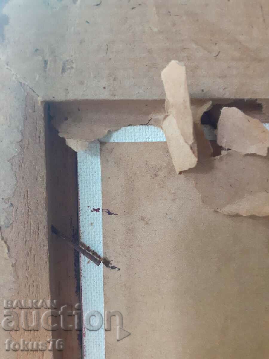 Pictură în ulei originală veche semnată și înrămată - 5 Pictură în ulei originală veche semnată și înrămată - 5