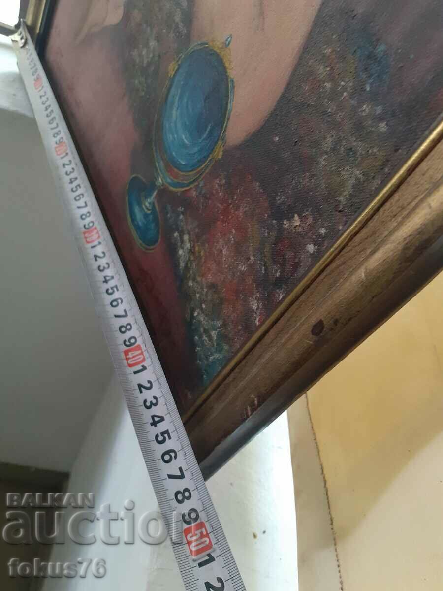 Pictură în ulei originală veche semnată și înrămată - 7 Pictură în ulei originală veche semnată și înrămată - 7