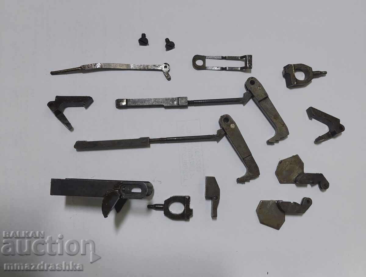 Parts of old weapons