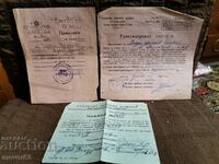 Old documents. Bulgaria. 1947 year