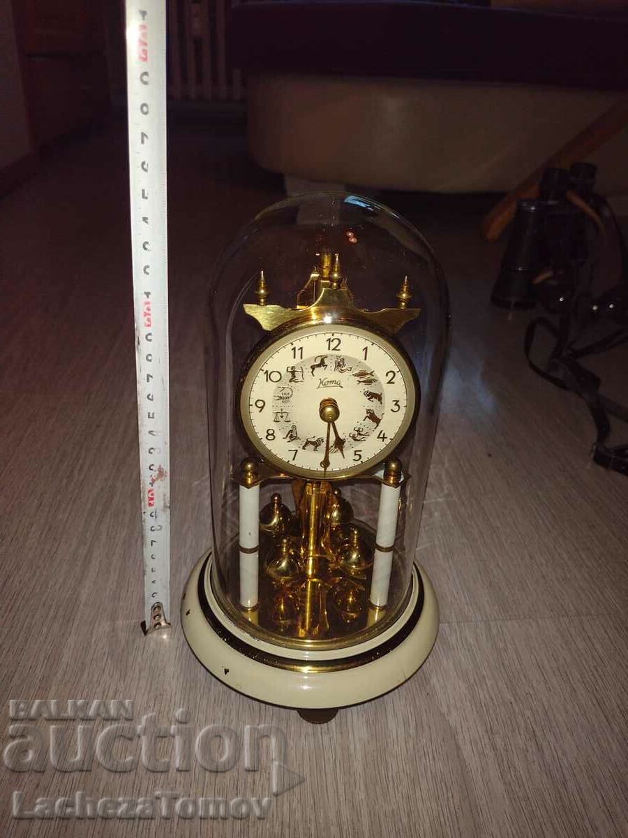 Koma desk clock Germany interesting rare beautiful n