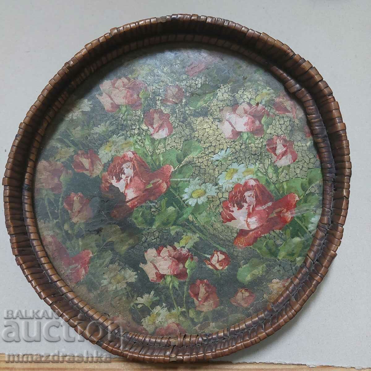 A painting in a 100-year-old panner