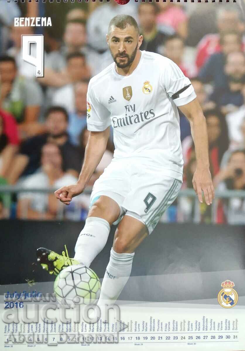 Livrarea Calendarul cu mai multe foi Real Madrid 2016