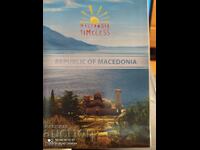 Map of Macedonia with photos