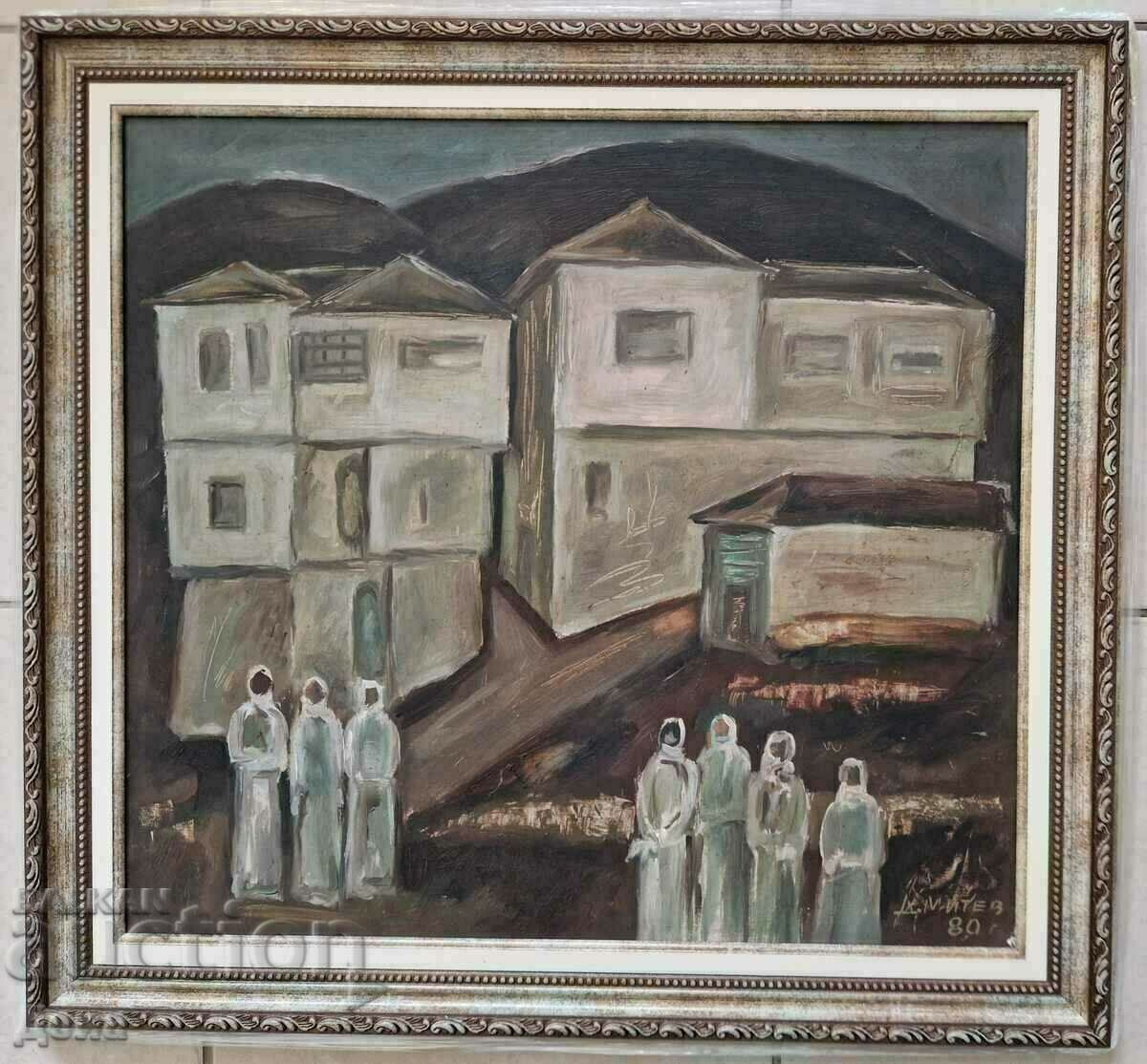 Dimitar Mitev painting 1980.