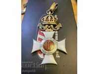 Орден Свети Александър II степен Борис III плосък