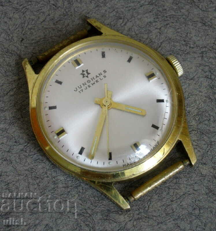 Χειροκίνητο επιχρυσωμένο ρολόι Junghans Germany
