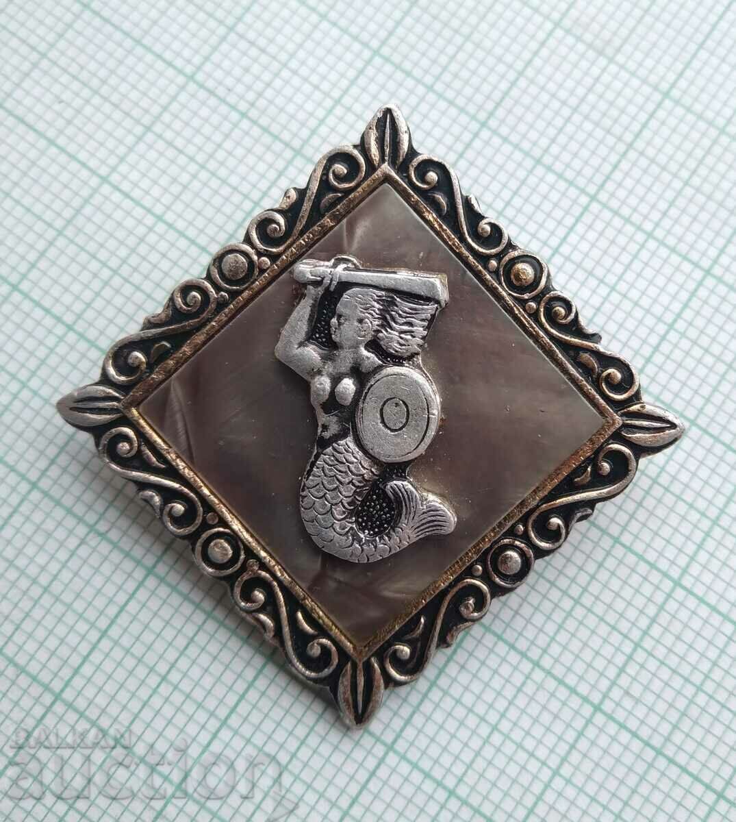 15778 Badge - coat of arms of Warsaw with price 3.00 BGN | € 1.53 15778 Badge - coat of arms of Warsaw with price 3.00 BGN | € 1.53