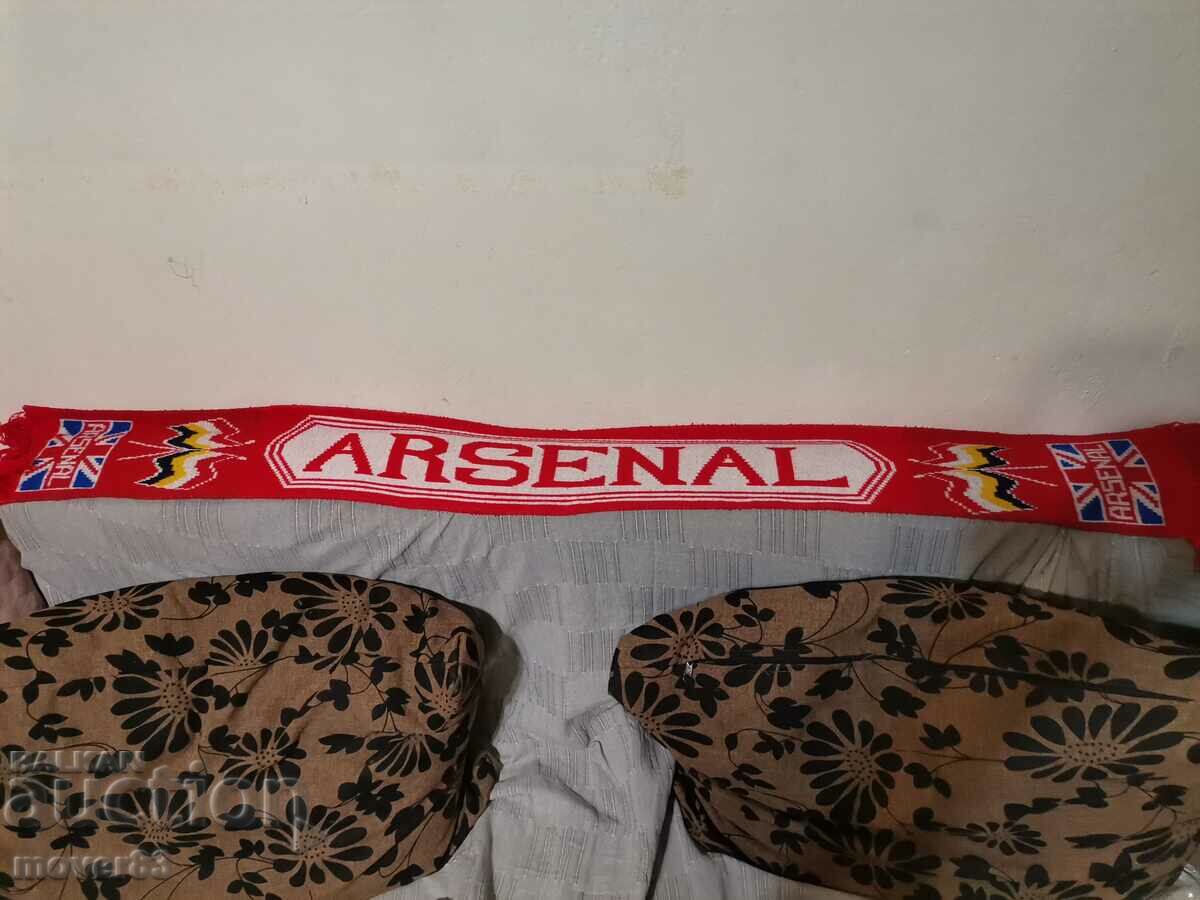 Sports scarf. Football. "Arsenal" London