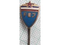 15787 Badge - Football Federation Yugoslavia - enamel