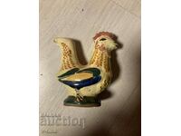 Fluier vechi din ceramică ocarina pasăre cocoș