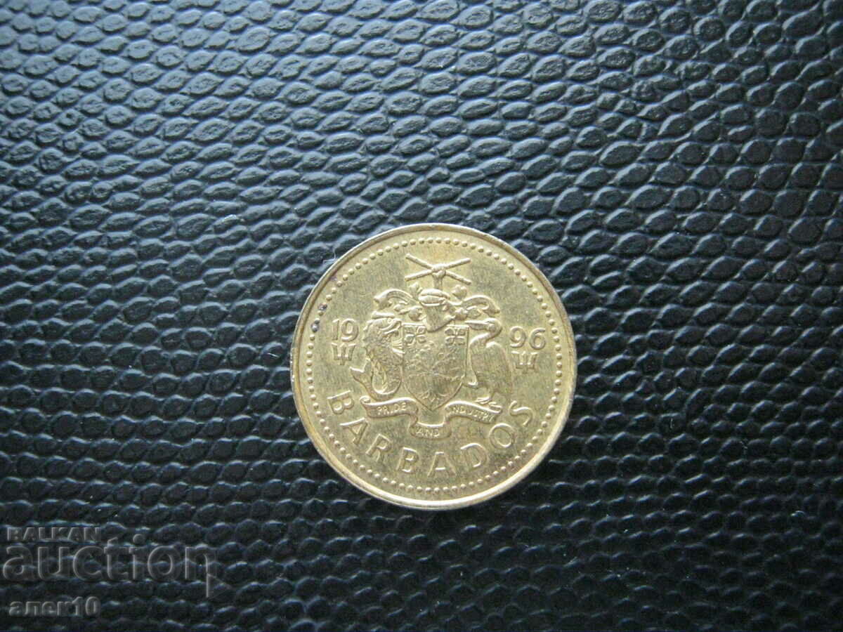 Barbados 5 cents 1996