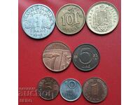 Mixed lot of 8 coins