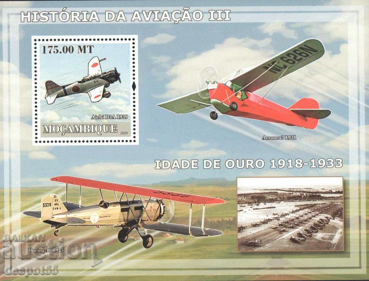 2009. Мозамбик. История на авиацията - ерата 1918-1933. Блок
