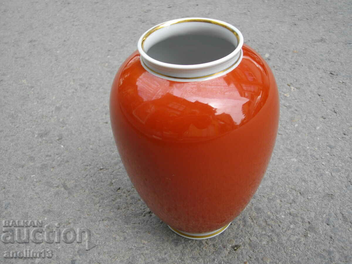 Auction OLD GDR HAND PAINTED PORCELAIN VASE GDR Auction OLD GDR HAND PAINTED PORCELAIN VASE GDR