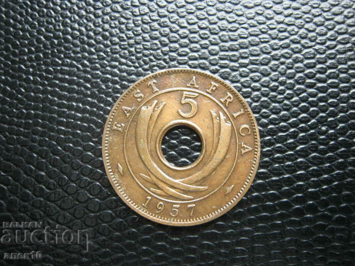Изт. Африка   5  цент    1957