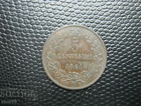 Italia 5 centissimi 1861