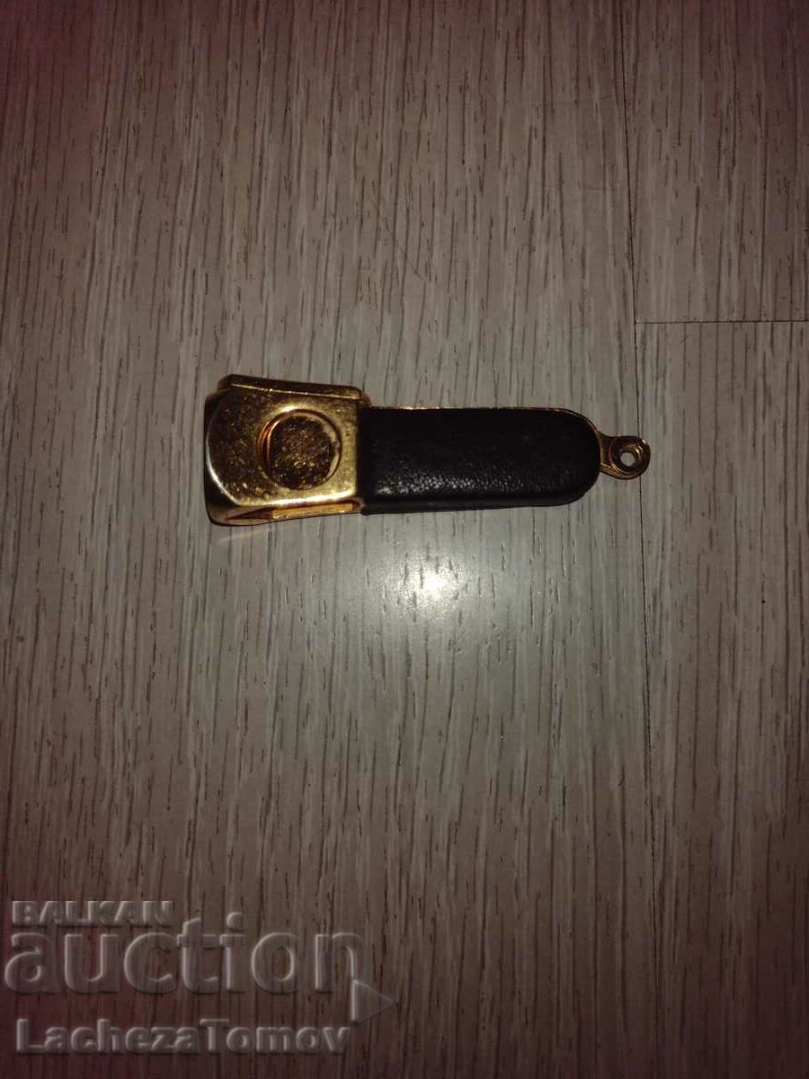 Cigar cutter Solingen Germany gold plated perfect