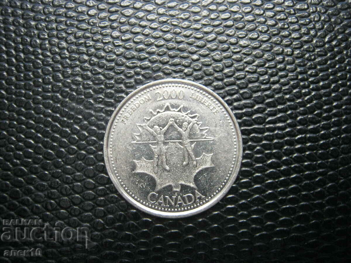 Καναδάς 25 σεντς 2000